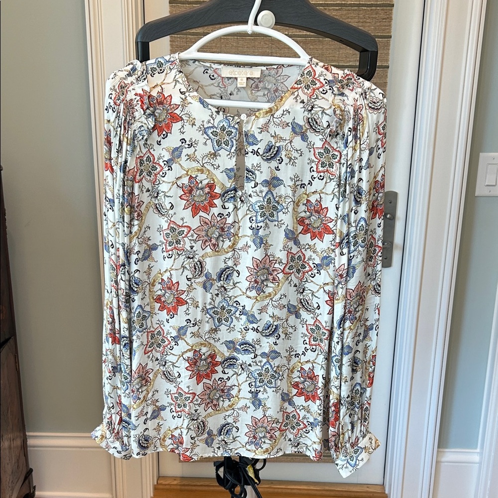 Etcetera Multicolor Floral Blouse